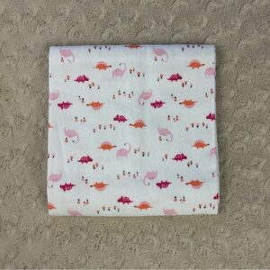 Simple Joys by Carter's Pink Orange Dinosaurs Baby Receiving Blanket Flannel